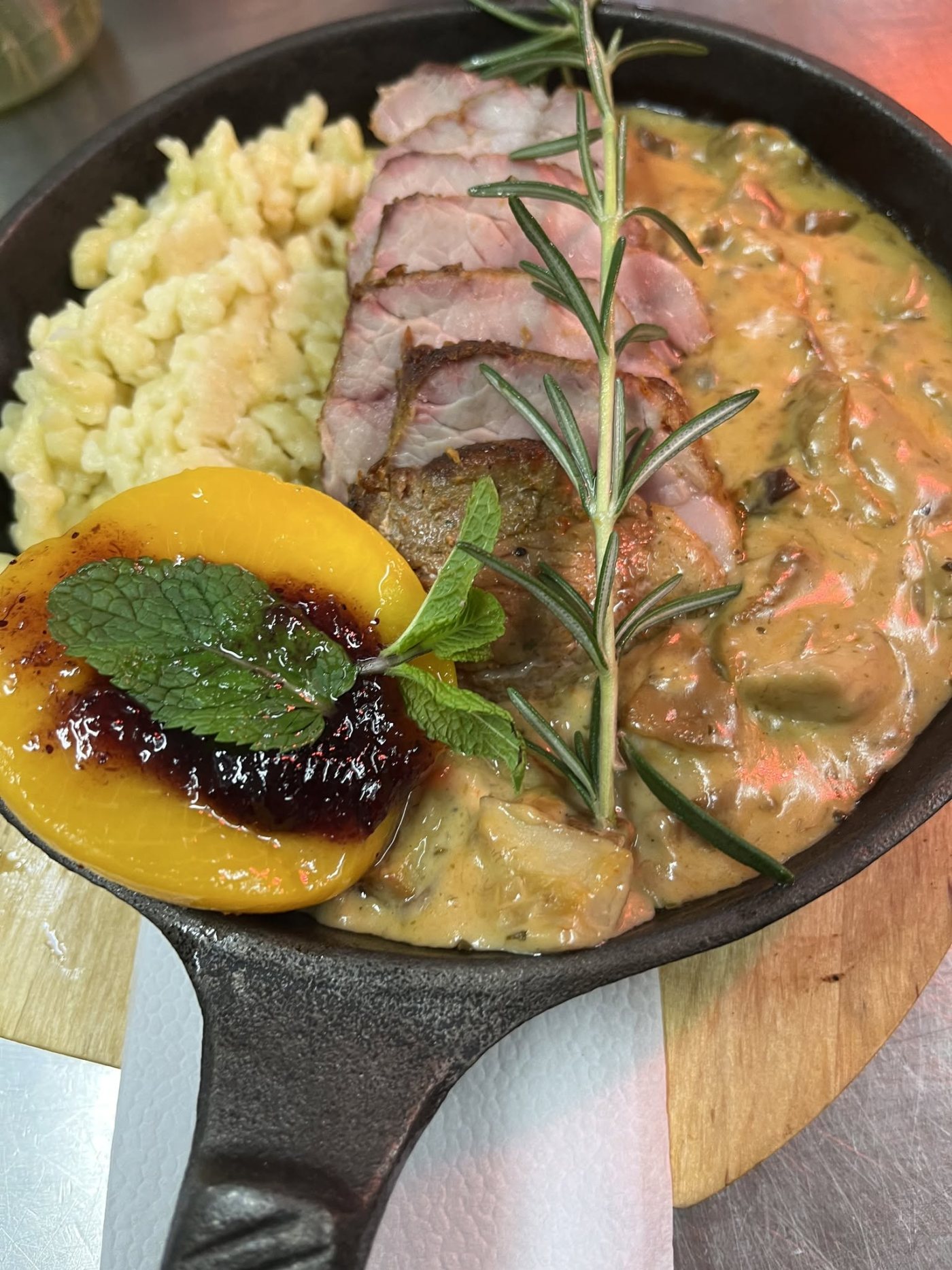 A'la carte fogás